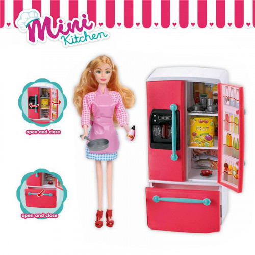 Кукла с хладилник и аксесоари