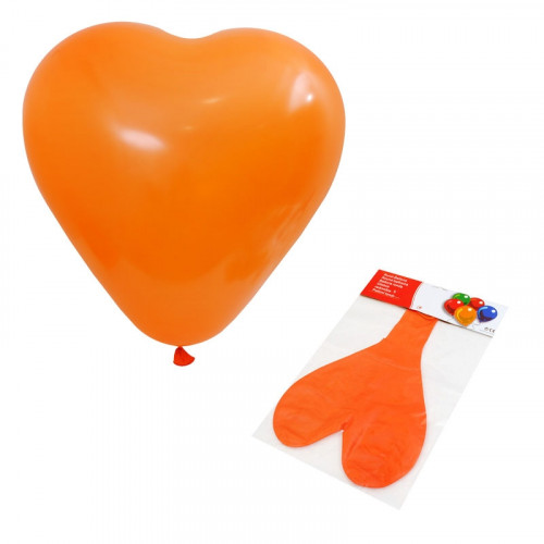Балон - Гигант "Сърце" /оранжев/