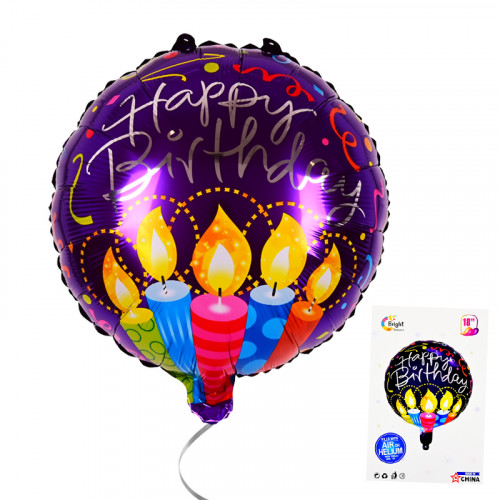 Балони "Happy Birthday" /фолио/