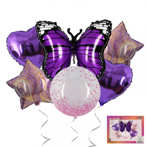 Комплект Балони "Пеперуда" /6 броя/