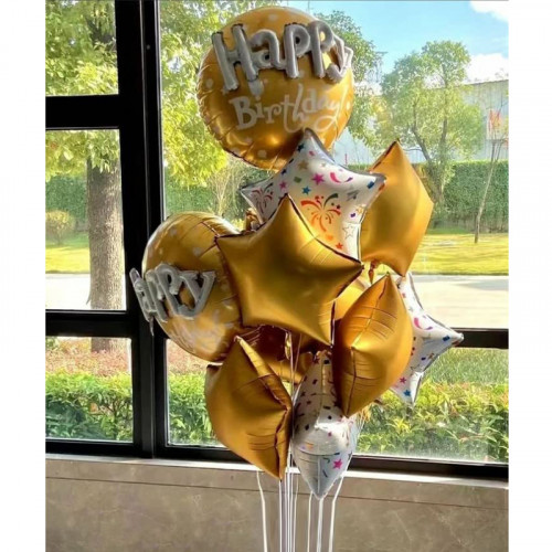 Комплект Балони "Happy Birthday" /10 броя/