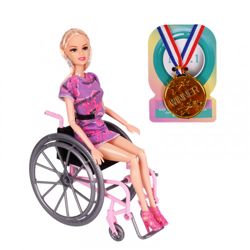 Кукла Параолимпийка със златен медал