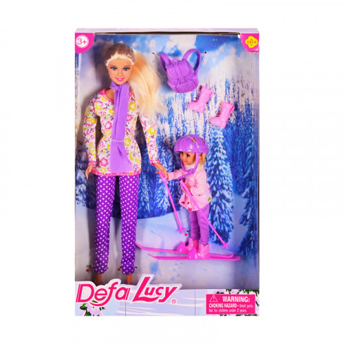 Кукли - Скиорки "Defa Lucy" с аксесоари
