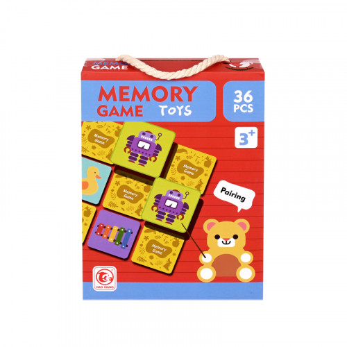 Образователна игра "Memory game - Играчки" /36 елемента/