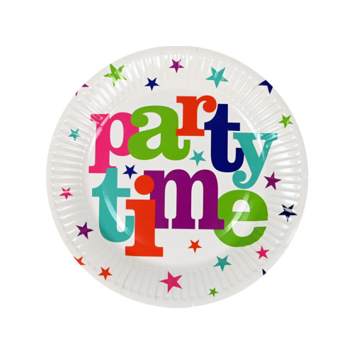 Парти чинии "Party time" /10 броя в опаковка/. 56112 