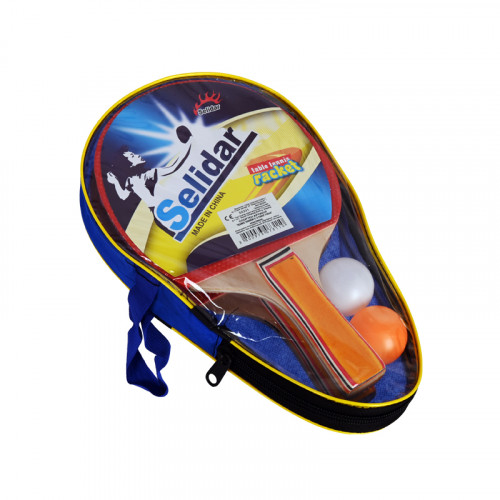 Тенис хилки с пинг-понг топчета в калъф