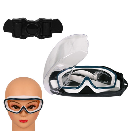 Маска и тапи за уши за плуване с UV защита и Anti-Fog покритие в ПВЦ кутия