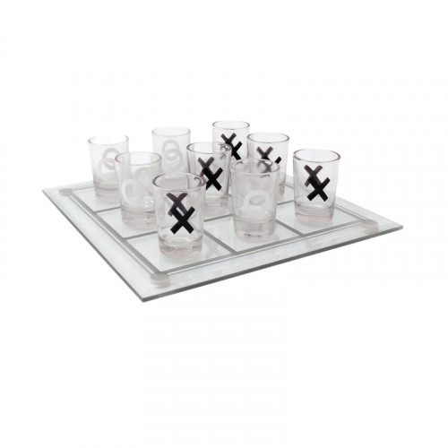 Стъклен морски шах с чашки