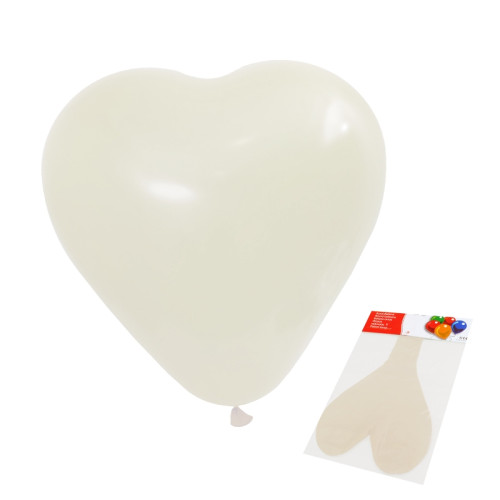 Балон - Гигант "Сърце" /бял/