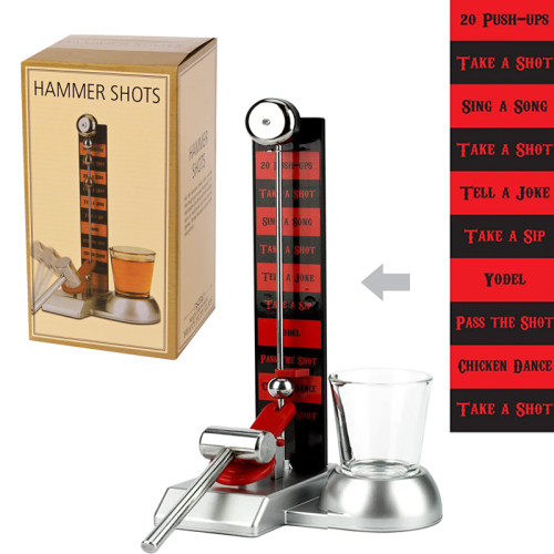 Парти игра за пиене "Hammer shots" 